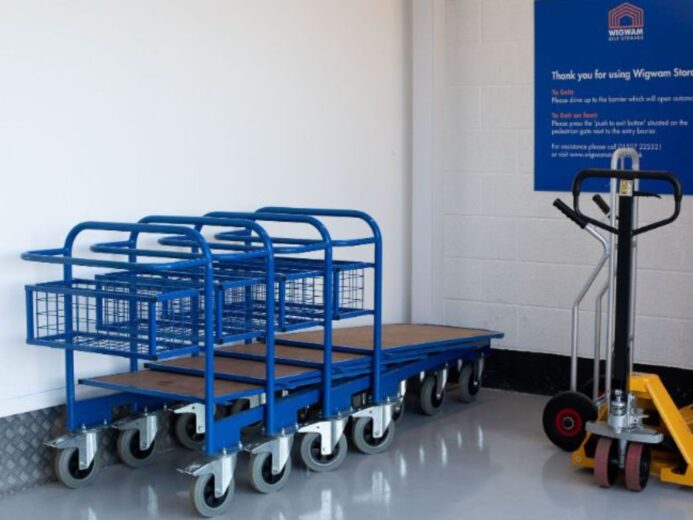 Wigwam Self Storage Dorking Trolley