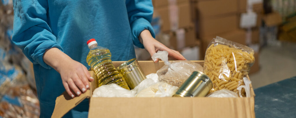 Box of perishable food
