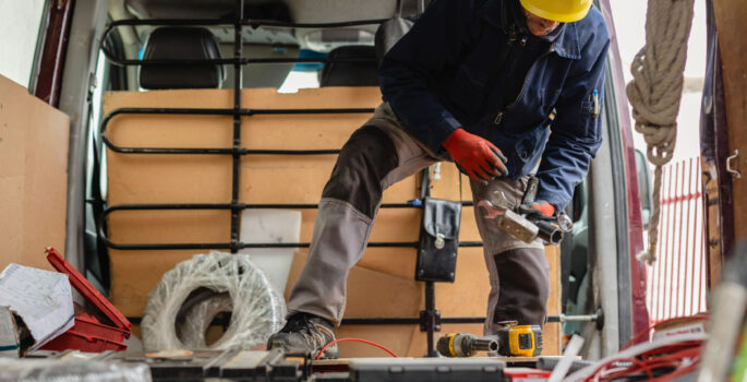 Handyman tools storage