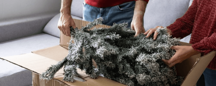 Christmas tree pack away store