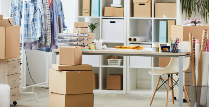 Inventory piled up needing storage