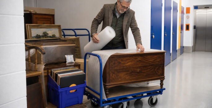 Self Storage For Antique Furniture During A Renovation Protecting Period Detail