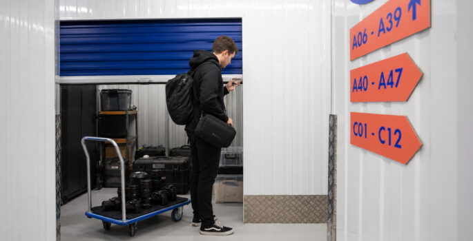 A Secure Self Storage Yard On Demand Storage For Contractors Without A Depot