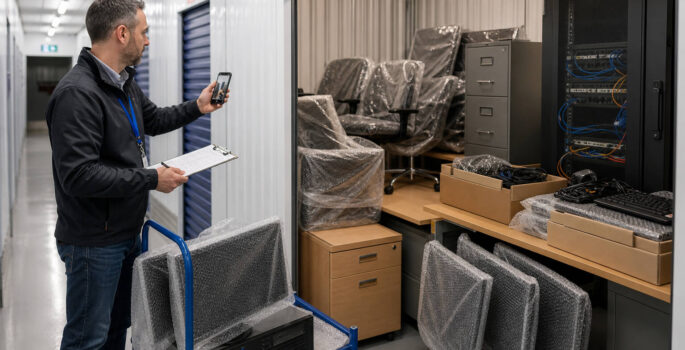 Self Storage For Office Furniture And It During A Refurbishment