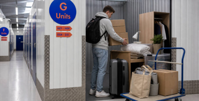 How To Pack A Storage Unit For A House Move