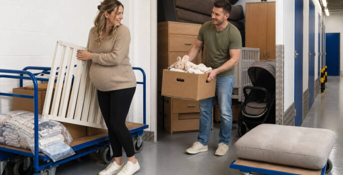 Storing Baby Gear In Self Storage Between Children