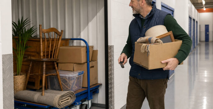 Loft Or Extension Self Storage For A Whole House During Major Building Work